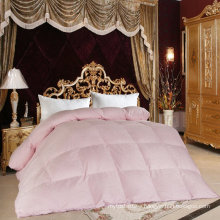 Pink Polyester Peach Skin Microfiber Filled Comforter